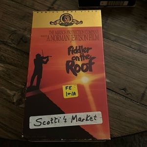 Fiddler on the roof VHS tape